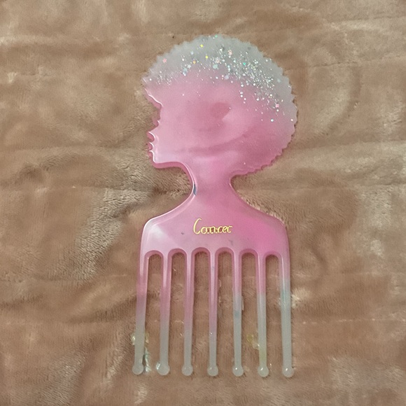 CUSTOM Zodiac Afro Comb - Female Afro - Picture 3 of 6